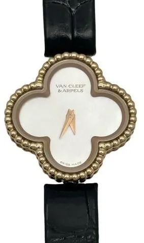 Van Cleef & Arpels Alhambra VCAR08SF00 22.5mm Rose gold White