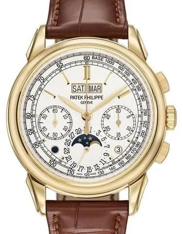 Patek Philippe Perpetual Calendar Chronograph 5270J-001 41mm Yellow gold Silver