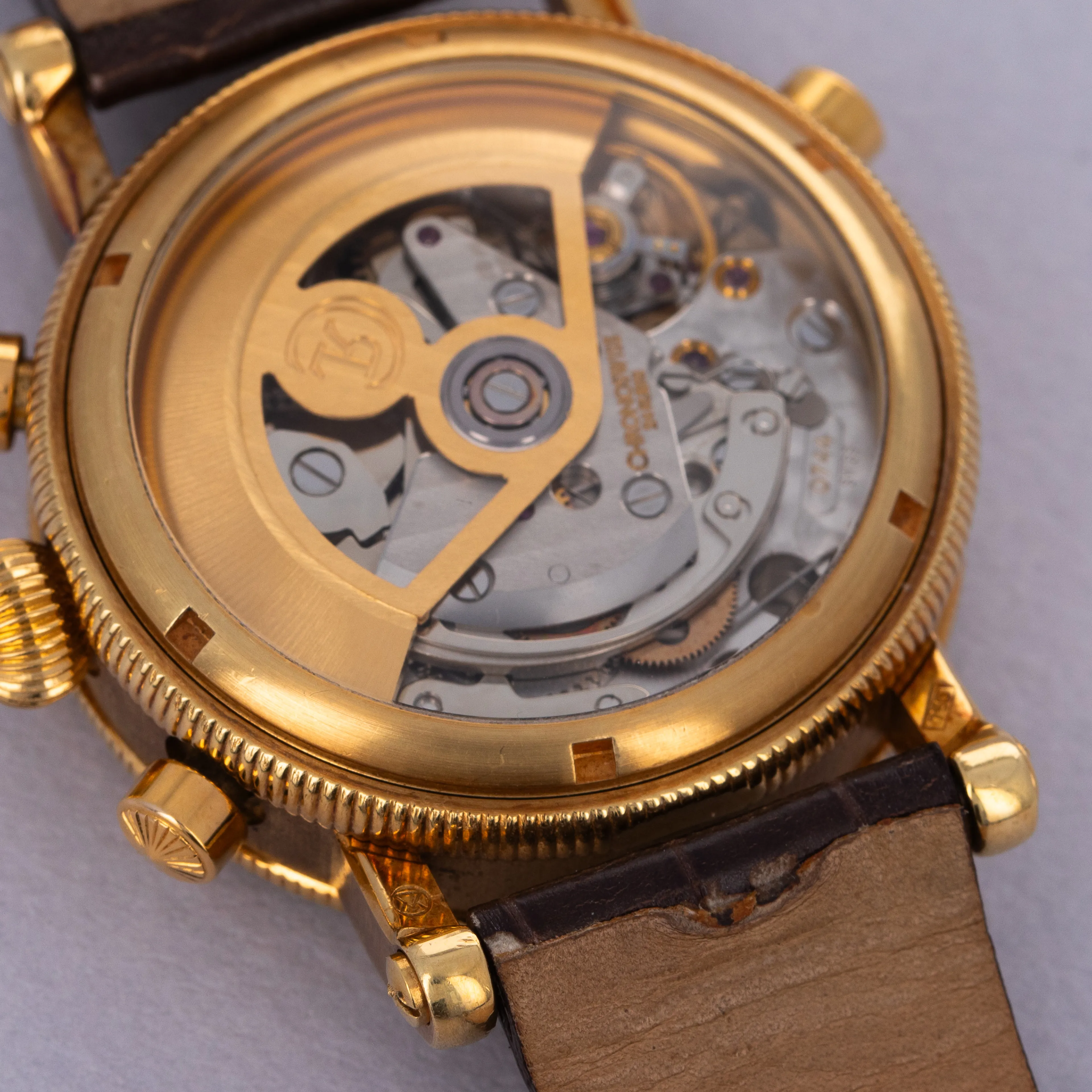 Chronoswiss Chronographe Rattrapante CH7321 38mm Yellow gold White 3