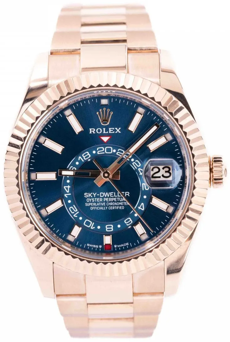 Rolex Sky-Dweller 336935 42mm Rose gold Blue