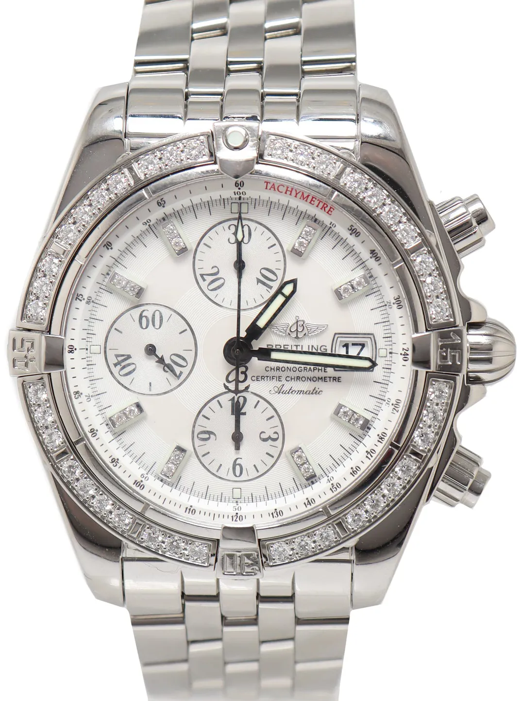 Breitling Chronomat Evolution A13356 44mm Stainless steel •