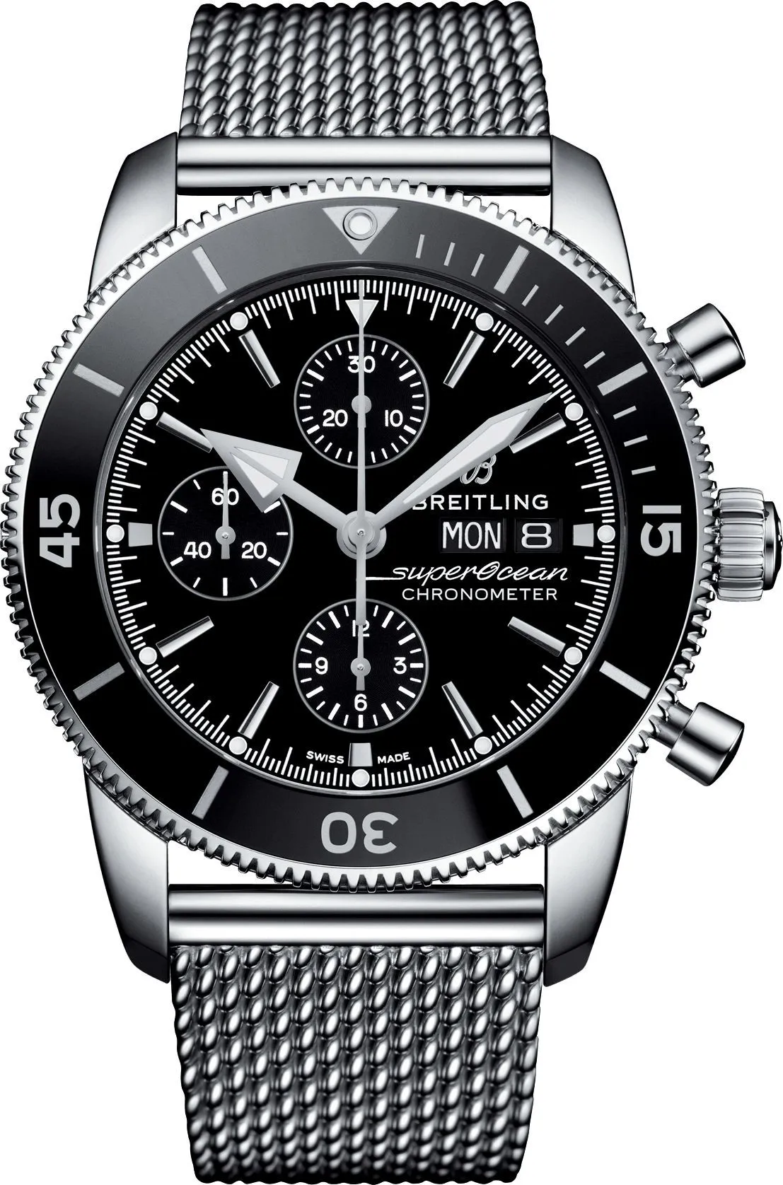 Breitling Superocean Heritage A13313121B1A1 44mm Stainless steel Black
