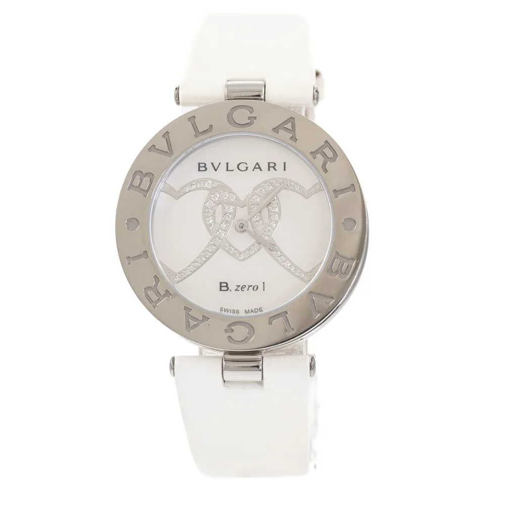 Bulgari B.zero1 BZ35S 35mm Stainless steel Mother-of-pearl and diamond