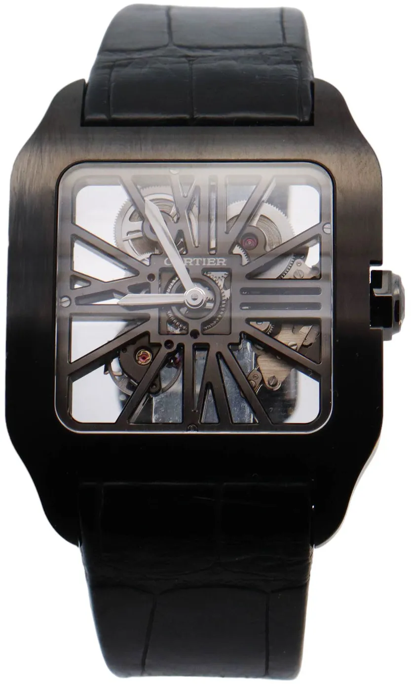 Cartier Santos Dumont W2020052 47.5mm Titanium Skeletonized