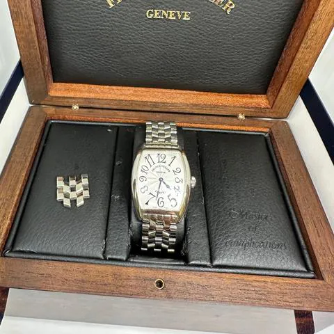 Franck Muller Cintree Curvex 7502 QZ 29mm Stainless steel Silver 2