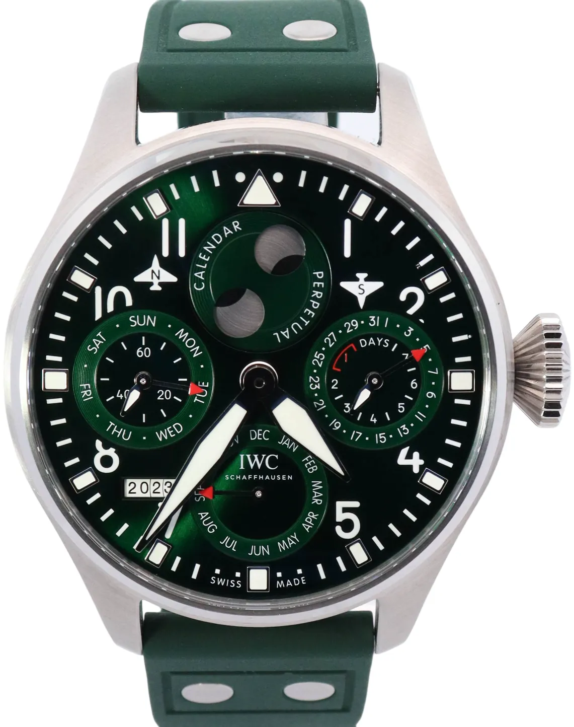 IWC Big Pilot IW503608 46.2mm Stainless steel Green