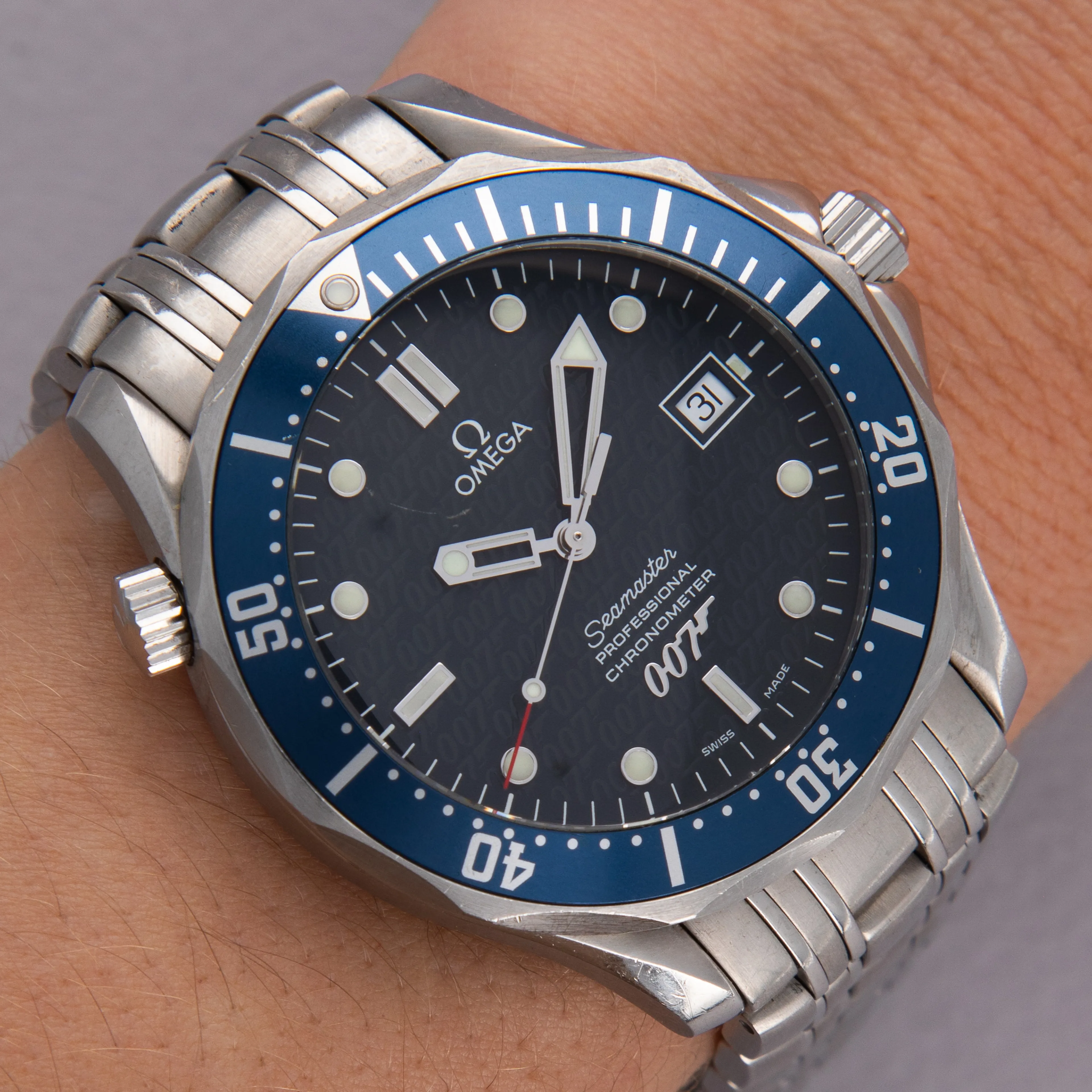 Omega Seamaster Diver 300M 25378000 41mm Stainless steel Blue 13