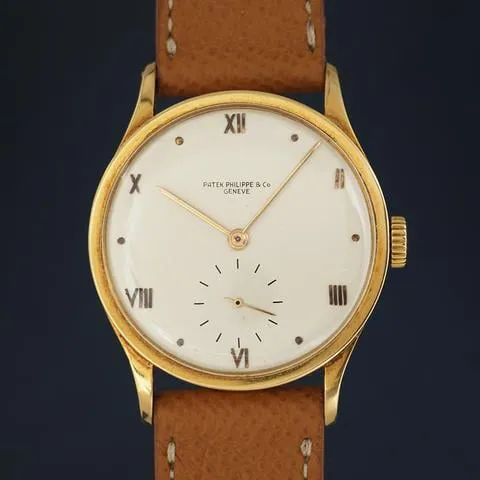 Patek Philippe Calatrava 570 35mm Yellow gold Silver