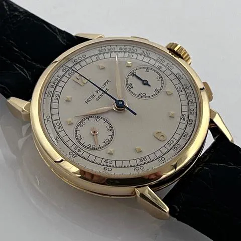 Patek Philippe Chronograph 1579 36mm Yellow gold Silver 1