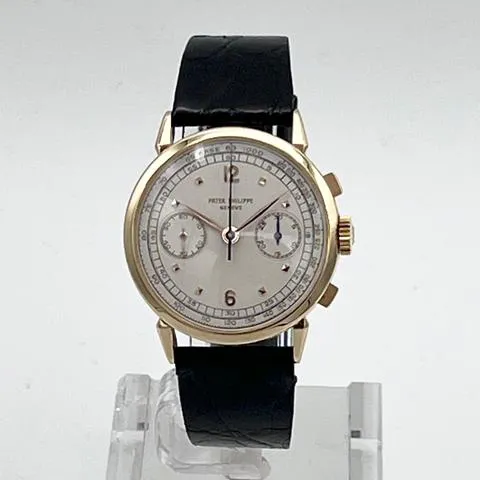 Patek Philippe Chronograph 1579 36mm Yellow gold Silver 2