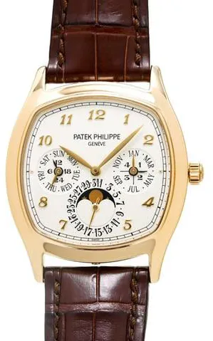 Patek Philippe Perpetual Calendar 5940J-001 37mm Yellow gold Silver