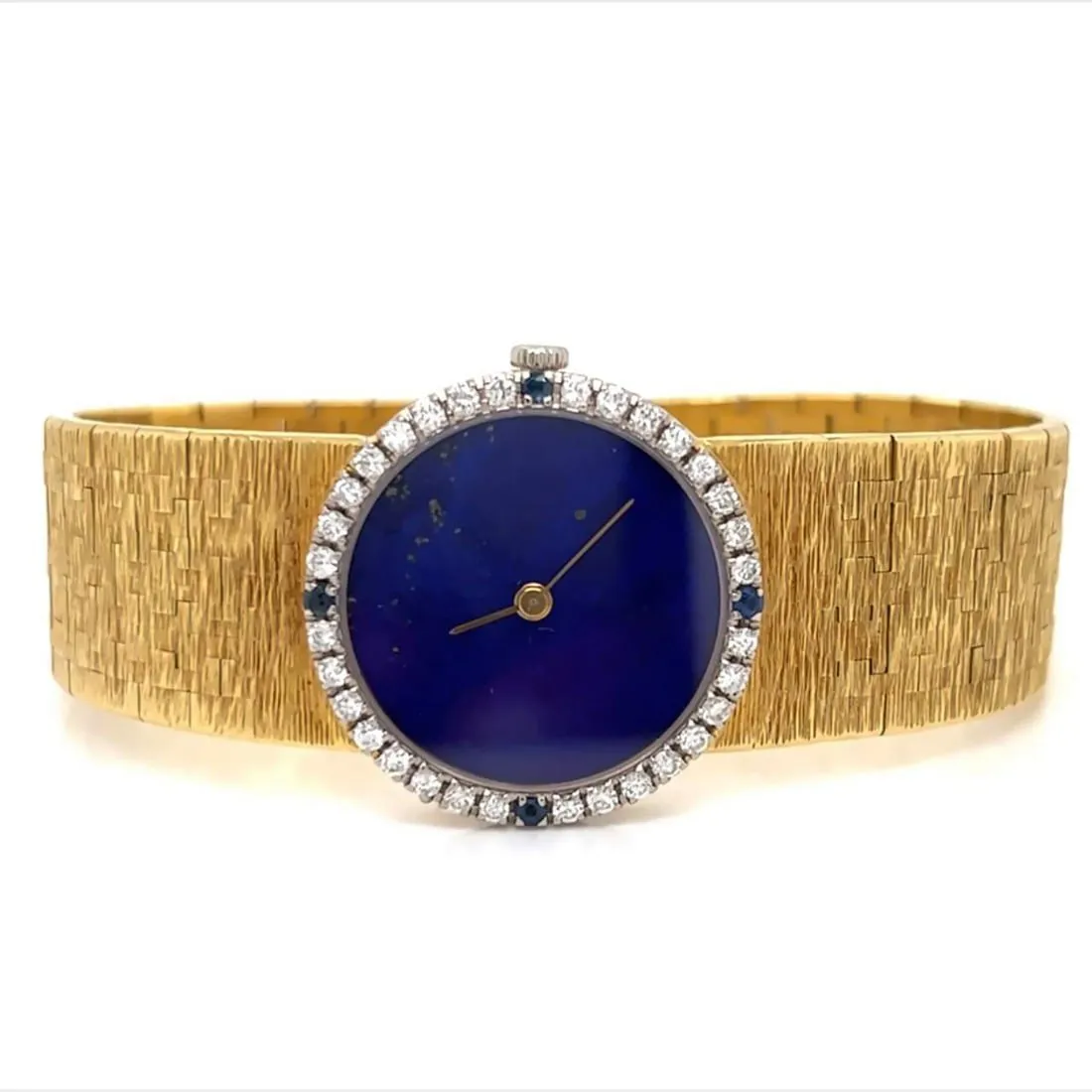 Piaget 24mm Yellow gold and Diamond and Sapphire Lapis lazuli