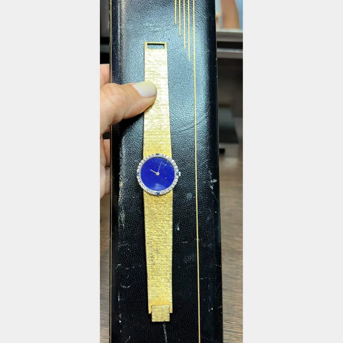 Piaget 24mm Yellow gold and Diamond and Sapphire Lapis lazuli 1