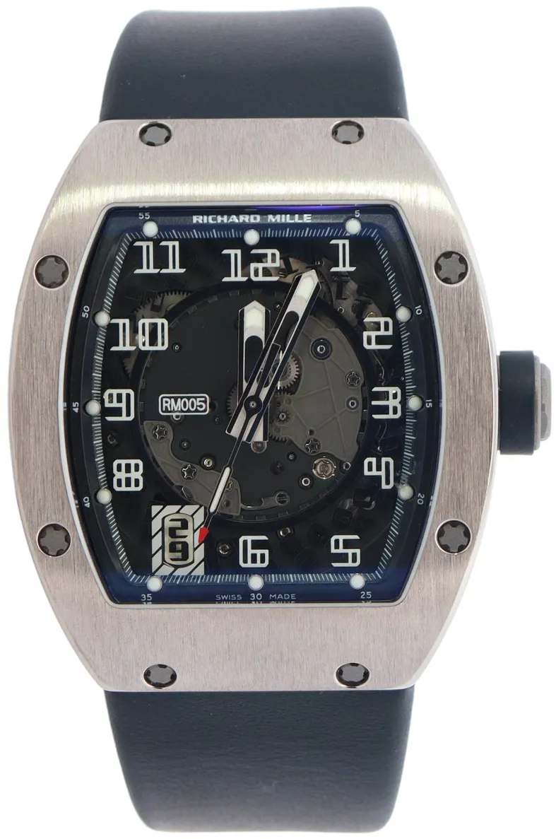 Richard Mille RM 005 RM 005 37mm White gold Skeletonized