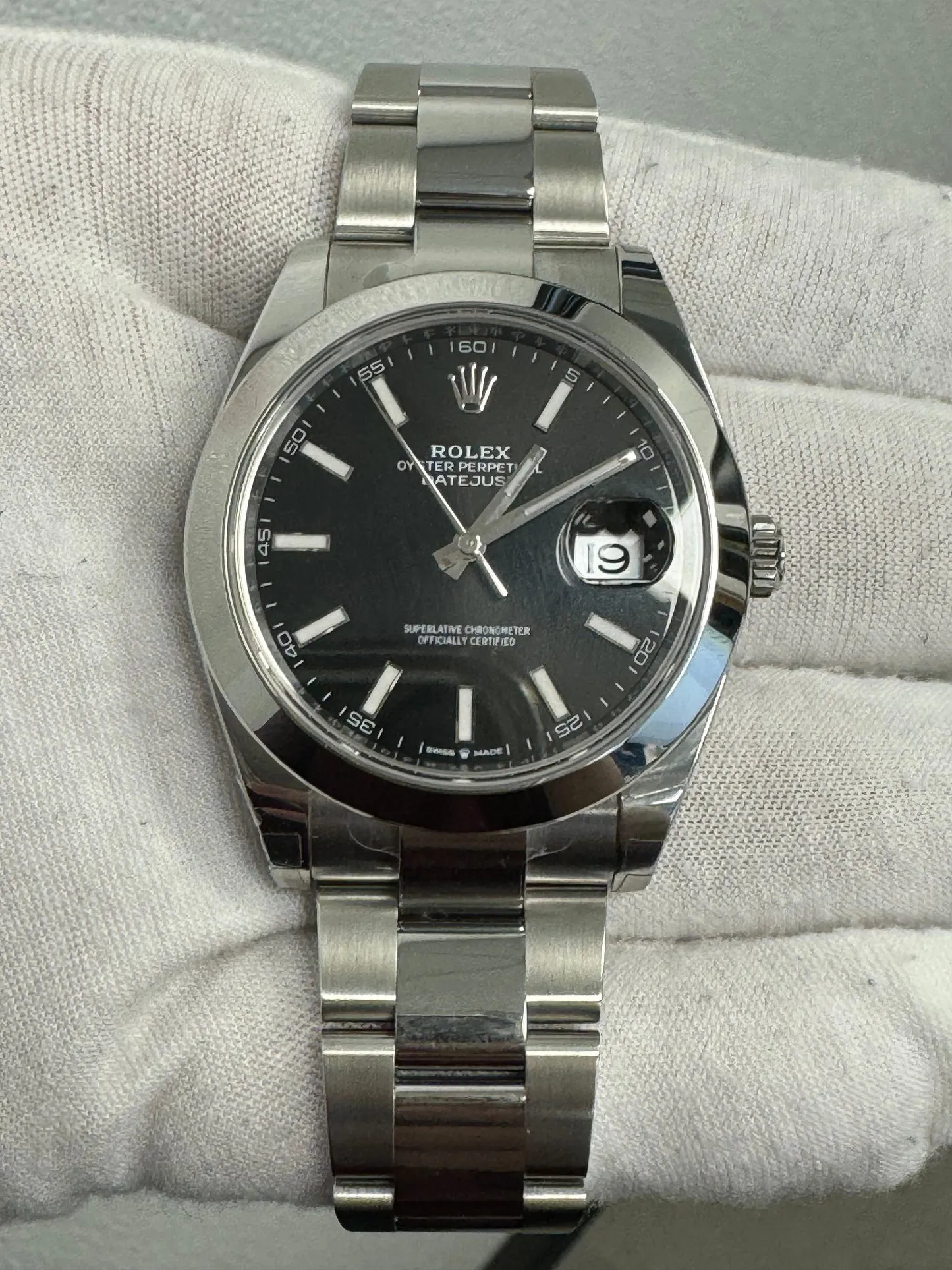 Rolex Datejust 126300 41mm Stainless steel Black 3