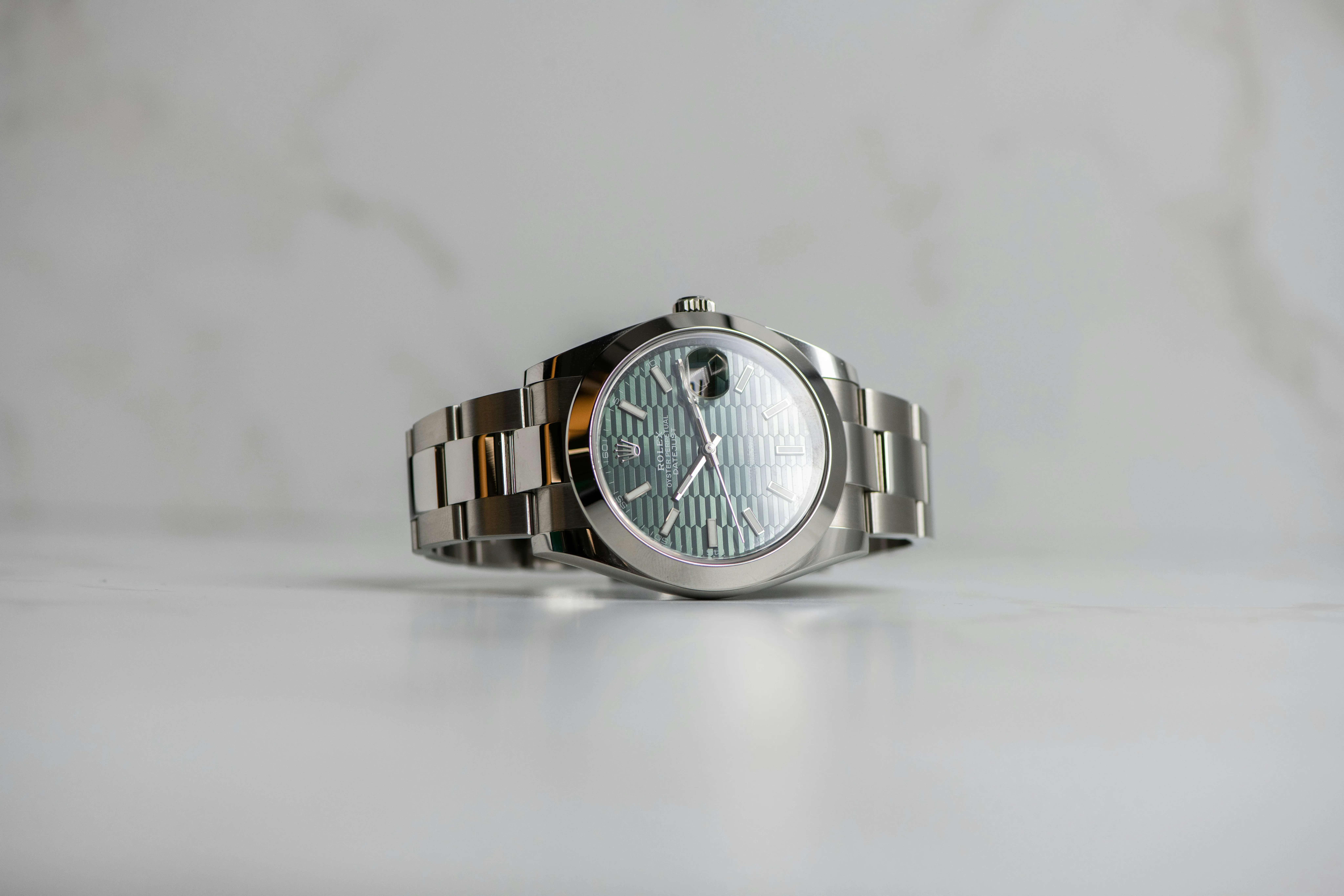 Rolex Datejust 41 126300 41mm Stainless steel Mint green