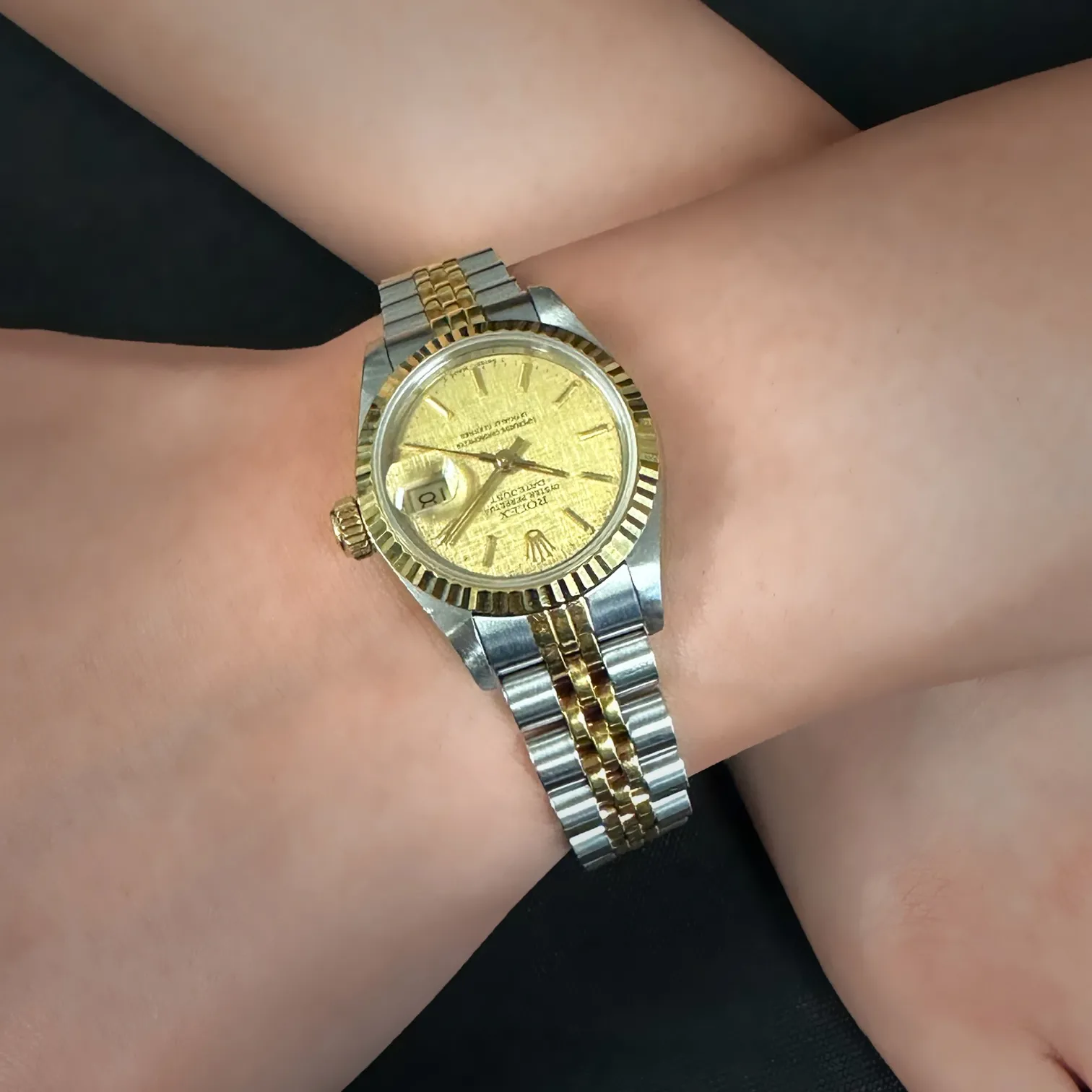 Rolex Datejust 26mm Yellow gold and stainless steel Champagne 4