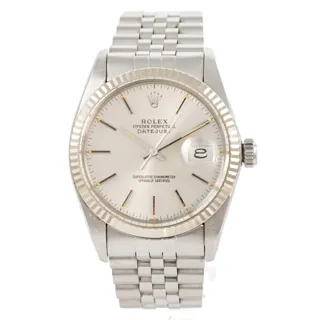 Rolex Datejust 36 16014 White gold and Stainless steel Silver