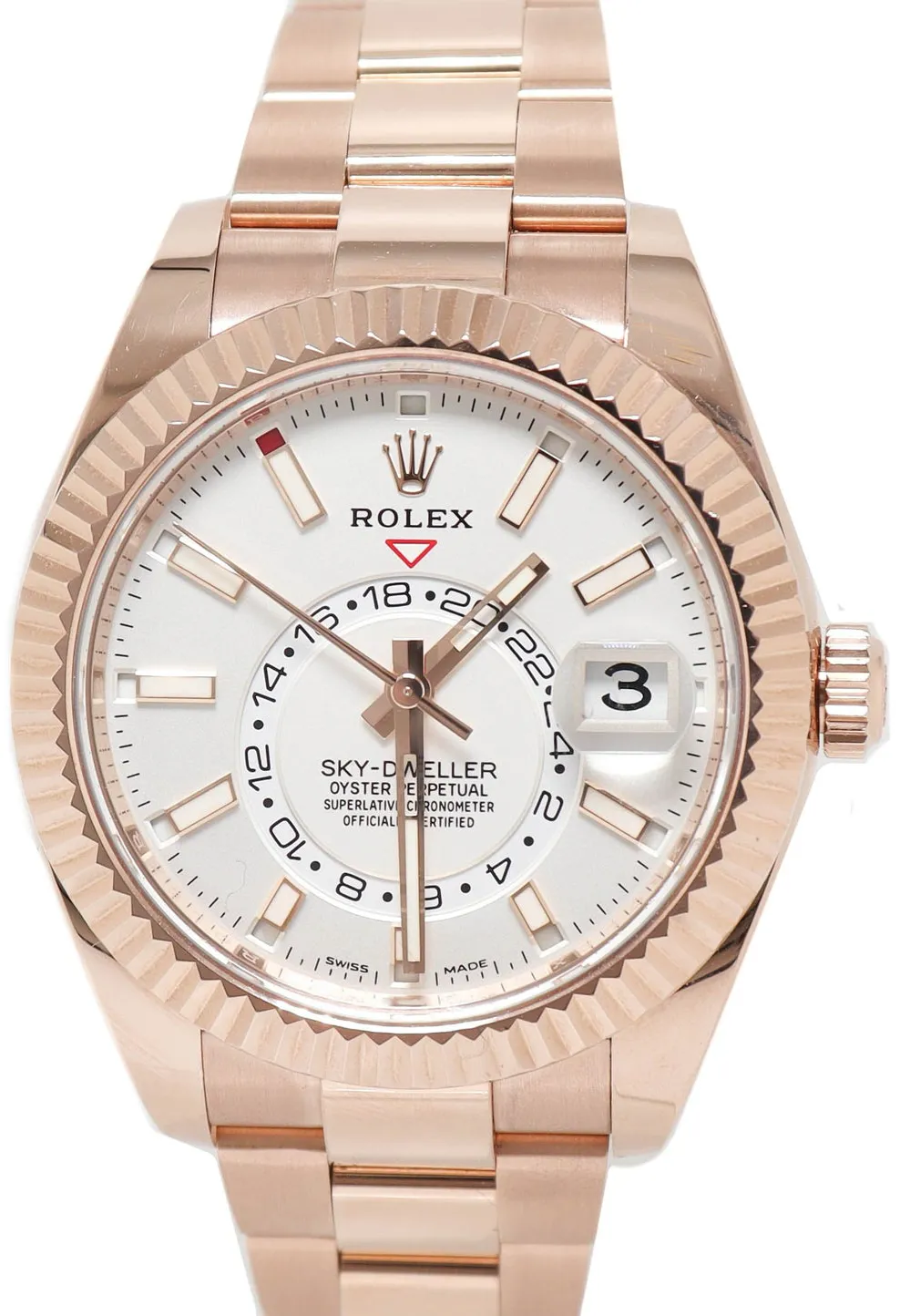 Rolex Sky-Dweller 326935 42mm Rose gold White