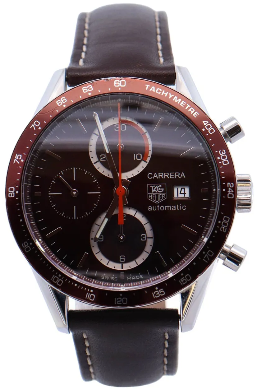 TAG Heuer Carrera Calibre 16 CV2013-0 41mm Stainless steel •