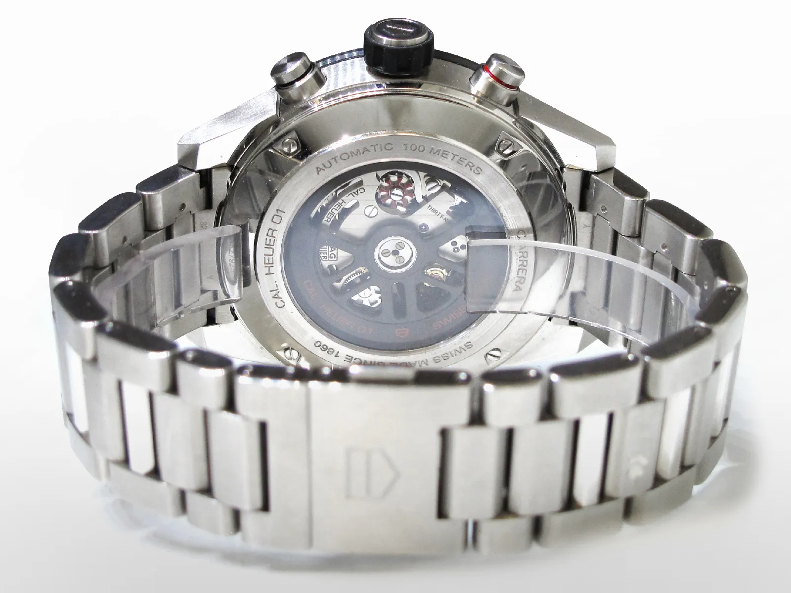 TAG Heuer Carrera Calibre HEUER 01 45mm Stainless steel and ceramic Skeletonized 3