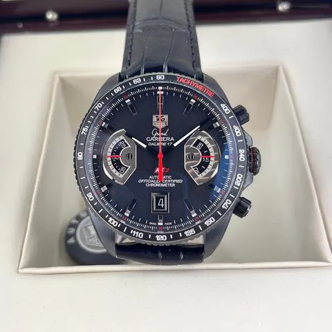 TAG Heuer Grand Carrera CAV518B 43mm Titanium Black