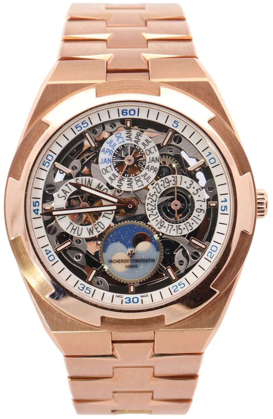 Vacheron Constantin Overseas 4300V/120R-B547 41.5mm Rose gold Skeletonized