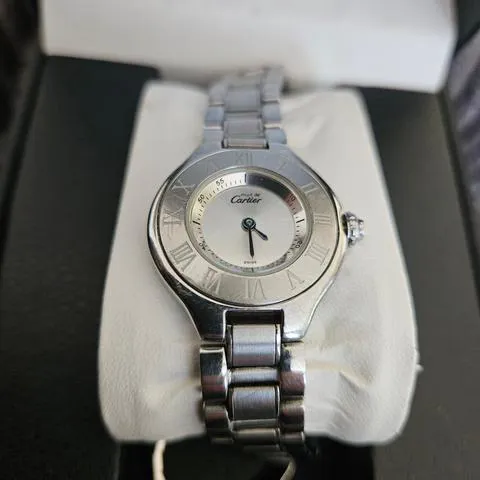 Cartier 21 Must de Cartier 1340 28mm Stainless steel Silver