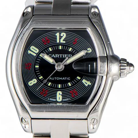 Cartier Roadster 2510 37mm Stainless steel Black