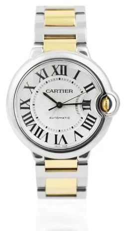 Cartier Ballon Bleu 36mm 3284 36mm Yellow gold and Stainless steel Silver 1