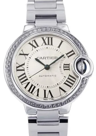 Cartier Ballon Bleu 33mm W4BB0016 33mm Stainless steel Silver