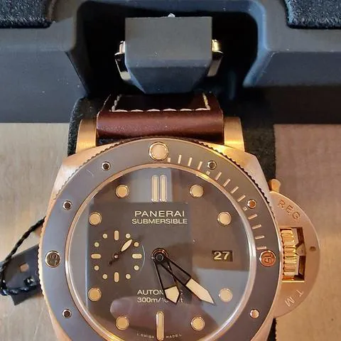 Panerai Submersible PAM 00968 47mm Bronze Brown