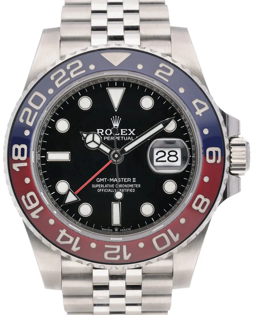 Rolex GMT-Master II 126710BLRO 40mm Stainless steel Black