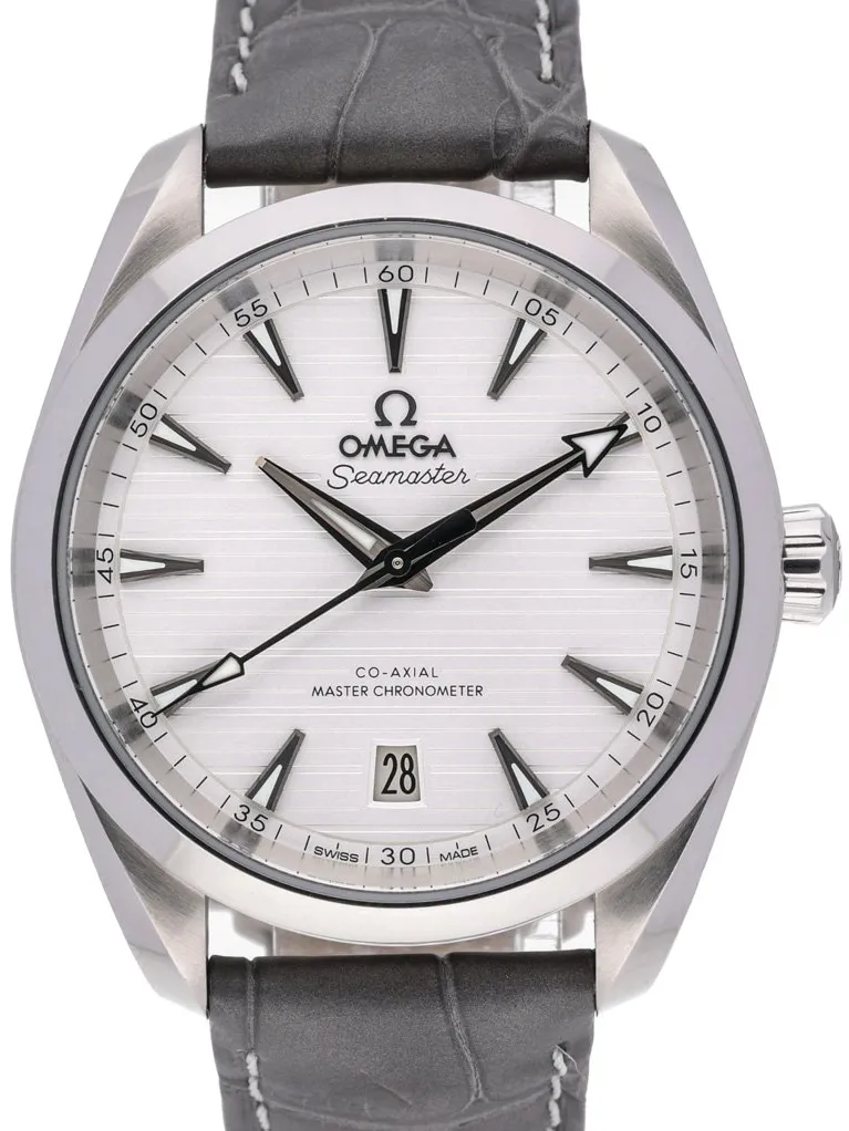 Omega Aqua Terra 220.13.38.20.02.001 38mm Stainless steel White