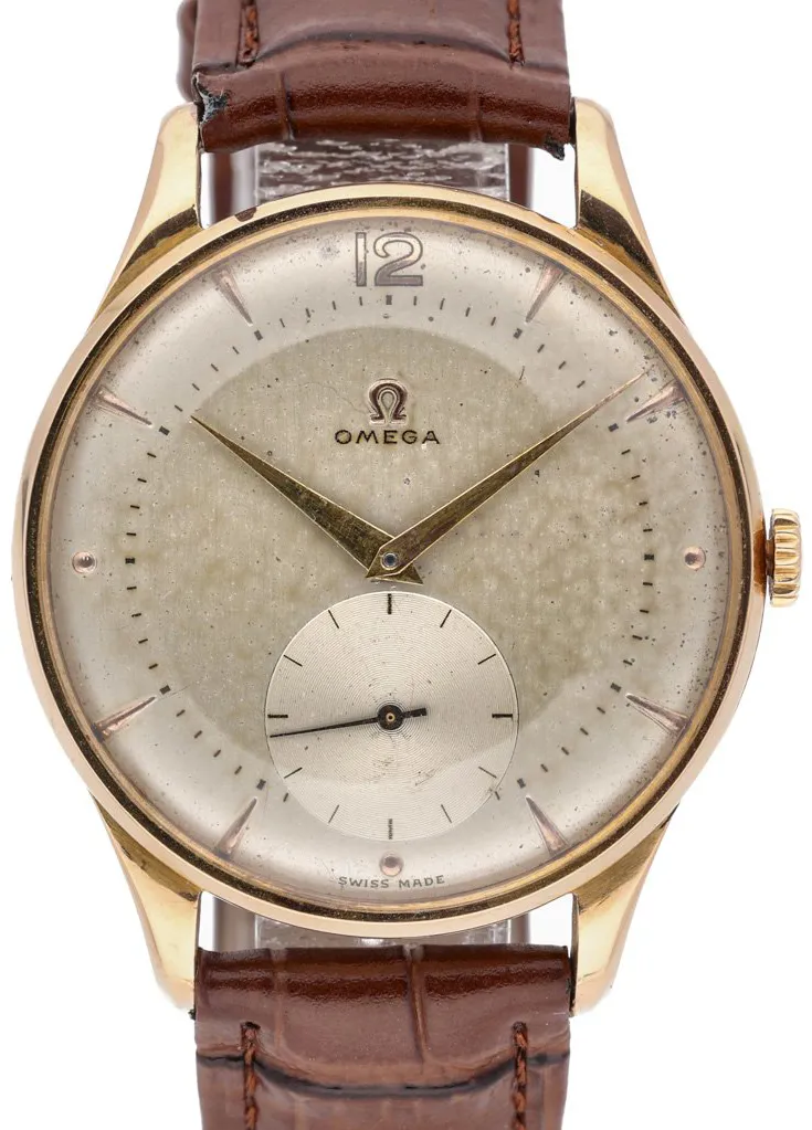 Omega Jumbo 37mm Yellow gold Champagne