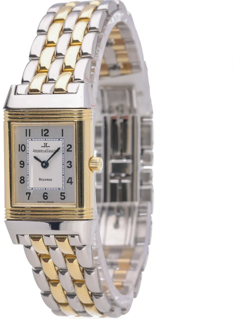 Jaeger-LeCoultre Reverso Classique 250.5.08 23mm Yellow gold and stainless steel Silver 3