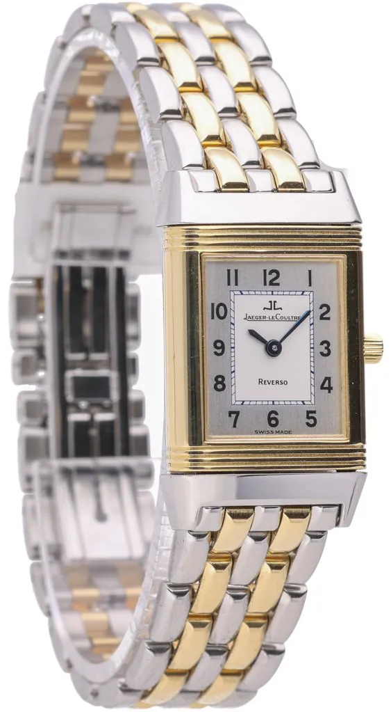 Jaeger-LeCoultre Reverso Classique 250.5.08 23mm Yellow gold and stainless steel Silver 7