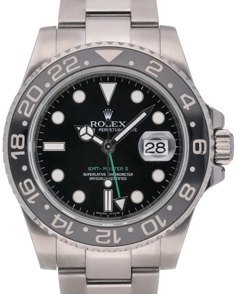 Rolex GMT-Master II 116710LN 40mm Stainless steel Black