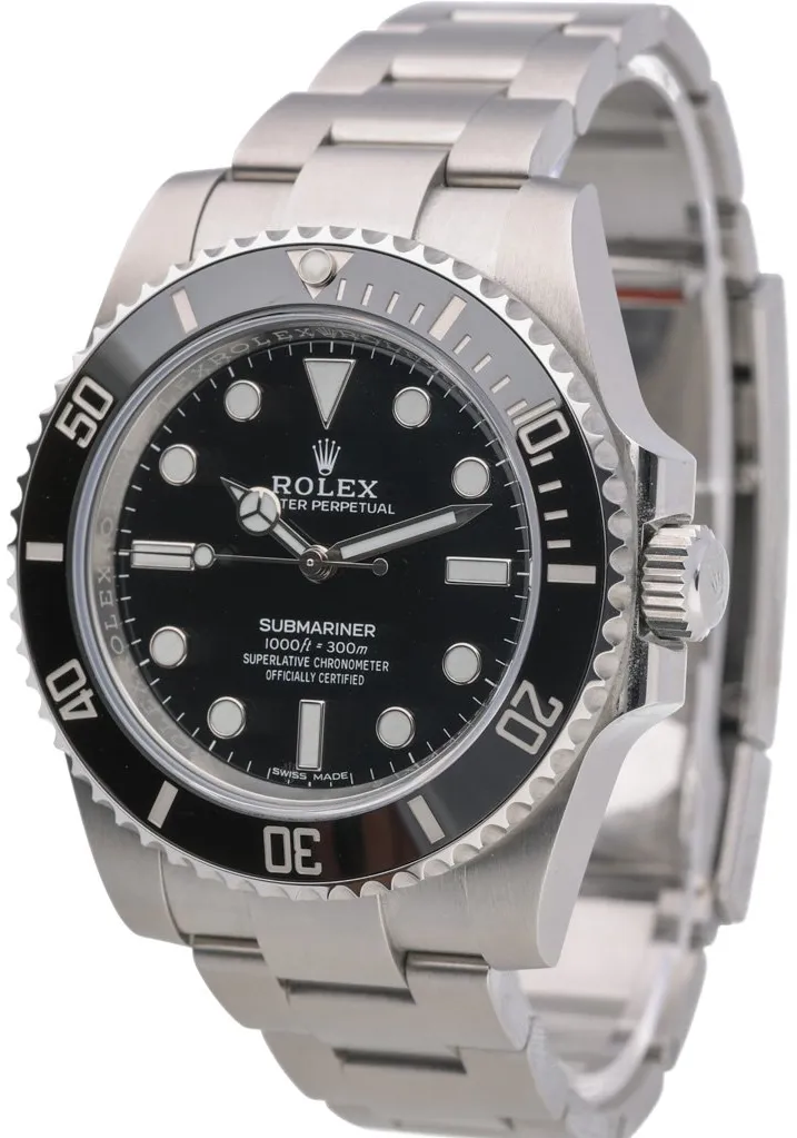 Rolex Submariner 114060 40mm Stainless steel Black 2