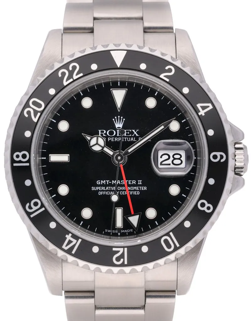 Rolex GMT-Master II 16710 40mm Stainless steel Black