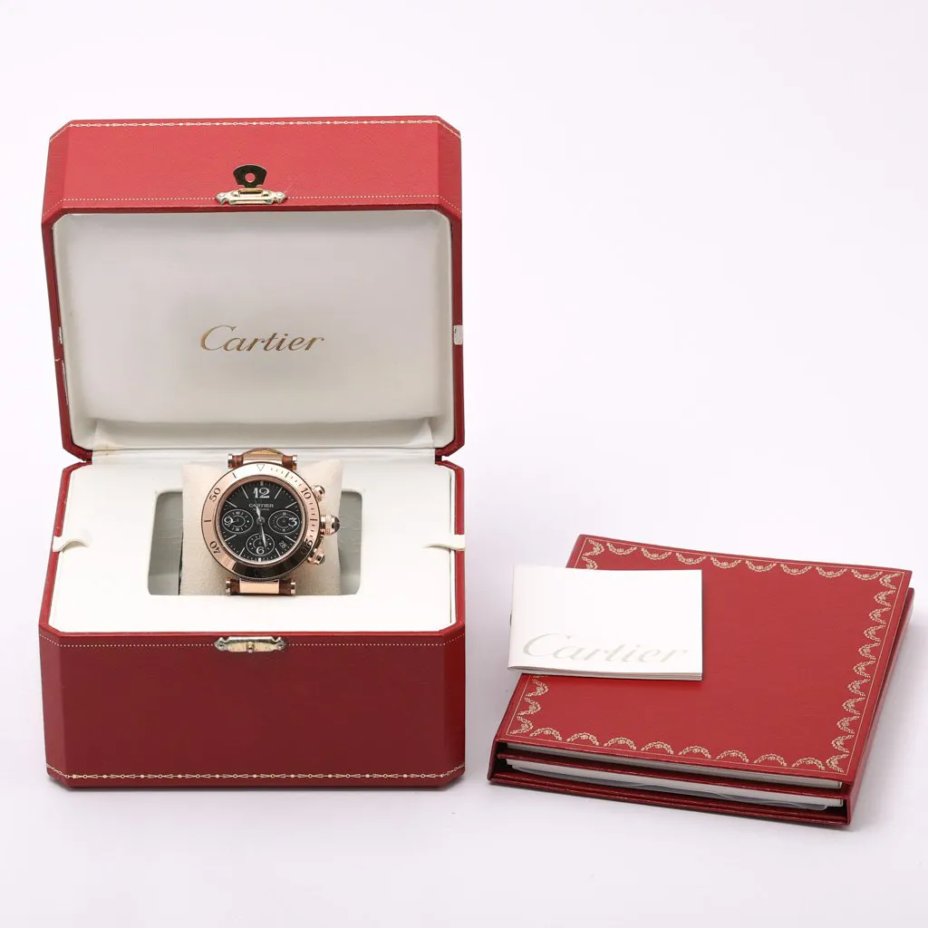 Cartier Pasha Seatimer 3066 42mm Rose gold Black 4