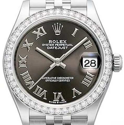 Rolex Datejust 31 278384RBR 31mm Yellow gold and Stainless steel Gray