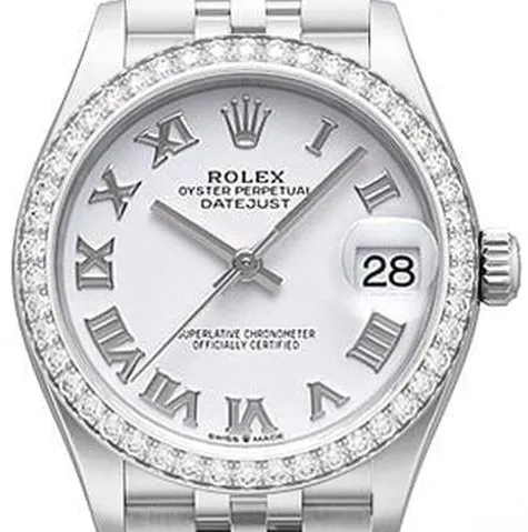 Rolex Datejust 31 278384RBR 31mm Yellow gold and Stainless steel White