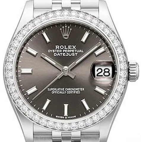 Rolex Datejust 31 278384RBR 31mm Yellow gold and Stainless steel Gray