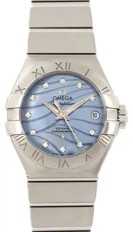 Omega Constellation 123.10.27.20.57.001 27mm Blue