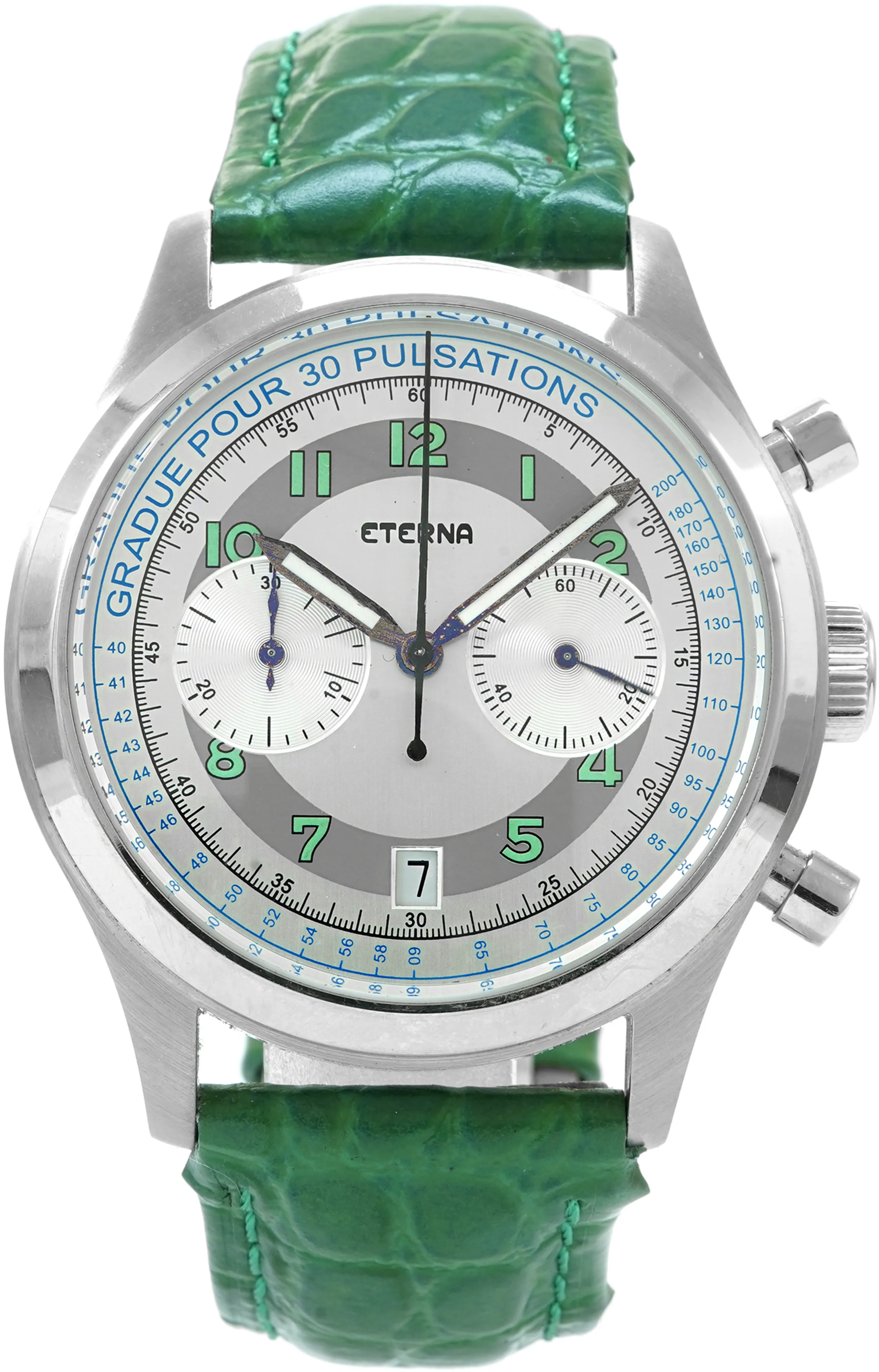 Eterna 1942.41 42mm Stainless steel