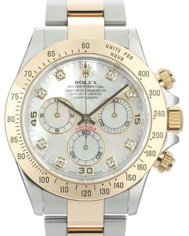 Rolex Daytona 116523NG 40mm Yellow gold and stainless steel Mother-of-pearl