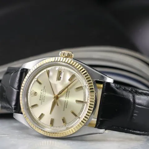 Rolex Datejust 1601 36mm Yellow gold and stainless steel Champagne