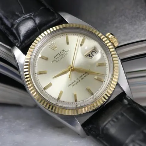 Rolex Datejust 1601 36mm Yellow gold and stainless steel Champagne 2