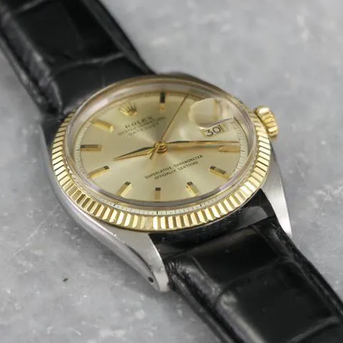 Rolex Datejust 1601 36mm Yellow gold and stainless steel Champagne 10